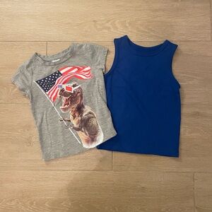 2 for $10!!⭐️18 month patriotic summer shirt bundle
